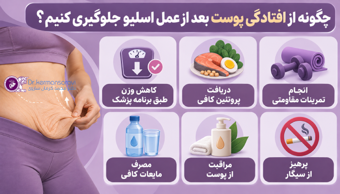 چگونه از افتادگی پوست بعد از عمل اسلیو جلوگیری کنیم؟
